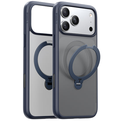 MagSafe tok Apple iPhone 17 Pro Max-hoz, Torras, Ostand Spin, Kék