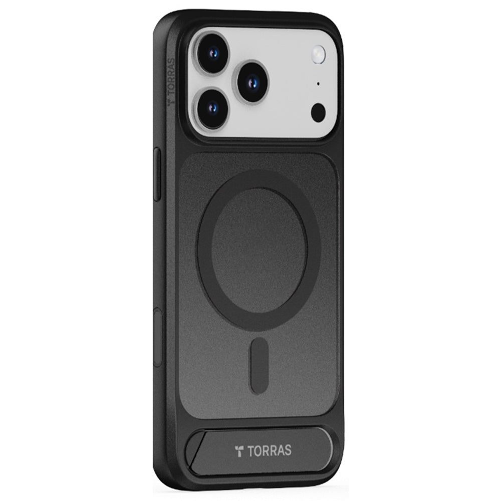 MagSafe tok Apple iPhone 17 Pro Max-hoz, Torras, Pstand, Fekete