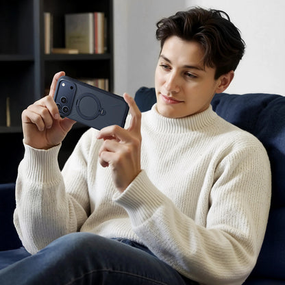 MagSafe tok Apple iPhone 17 Pro Max-hoz, Torras, QPRO szilikon, világoskék