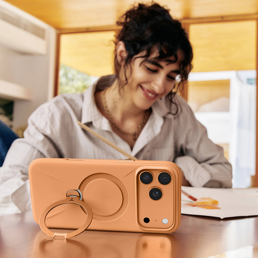 MagSafe tok Apple iPhone 17 Pro Max-hoz, Torras, QPRO szilikon, Arany