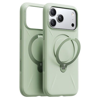 MagSafe tok Apple iPhone 17 Pro Max-hoz, Torras, QPRO szilikon, Matcha zöld