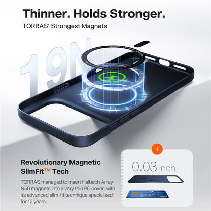 MagSafe tok Apple iPhone 17 Pro Max-hoz, Torras, SlimFit, Átlátszó