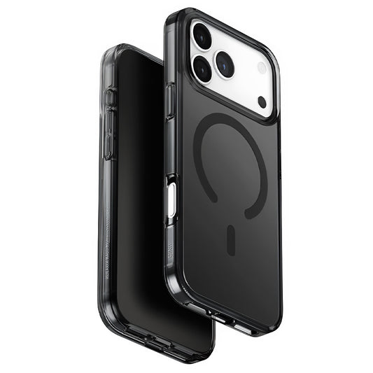 MagSafe tok Apple iPhone 17 Pro Max-hoz, UNIQ, Clario MagClick, Fekete