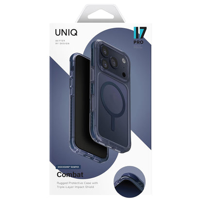 MagSafe tok Apple iPhone 17 Pro Max-hoz, UNIQ, Combat MagClick, Fekete