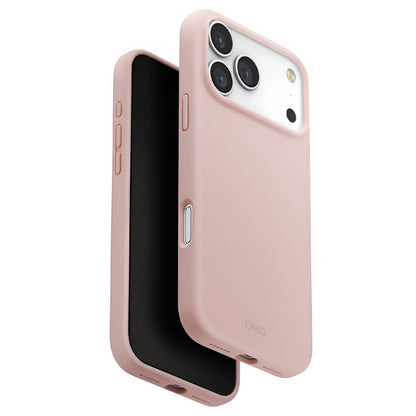 MagSafe tok Apple iPhone 17 Pro Max-hoz, UNIQ, Lino MagClick, Rózsaszín