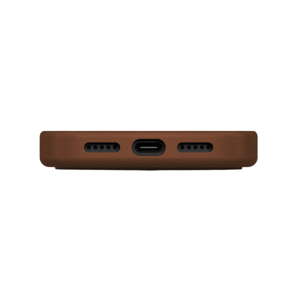 MagSafe tok Apple iPhone 17 Pro Max-hoz, UNIQ, Lyden Leatherette, Barna