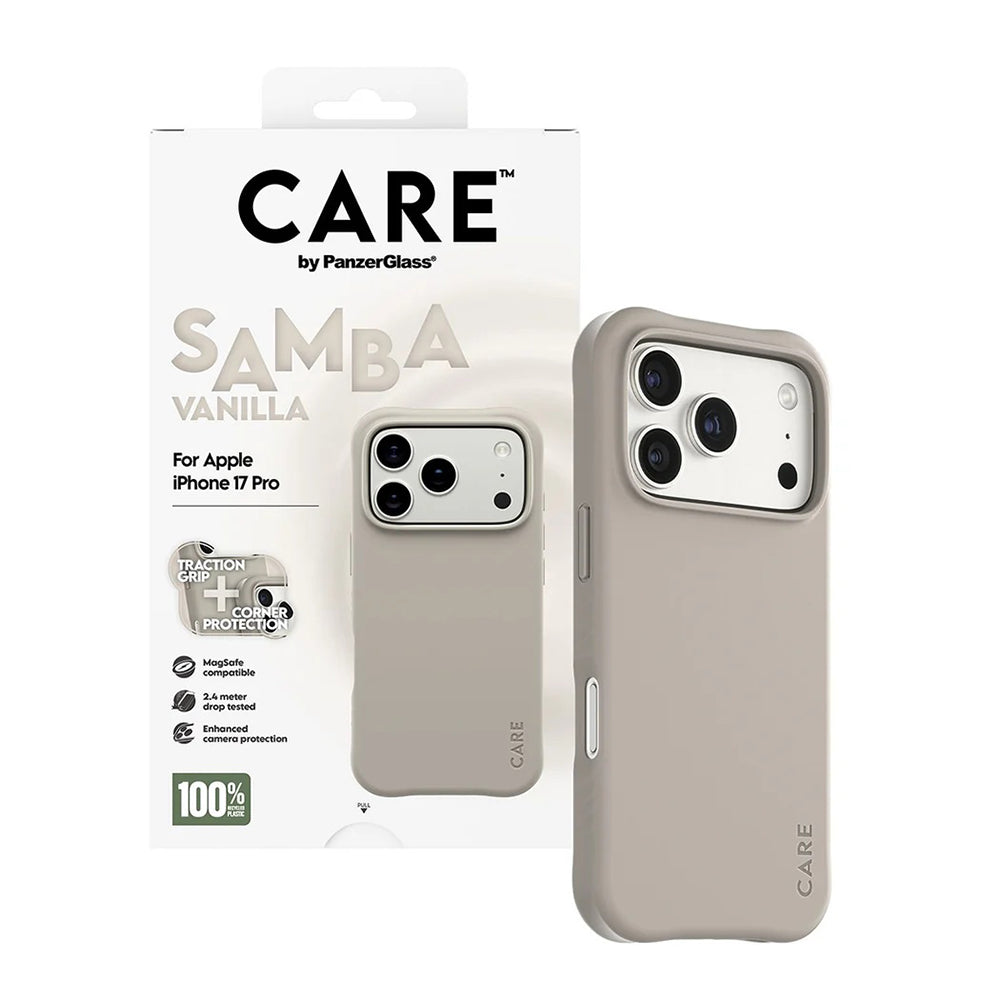 MagSafe tok Apple iPhone 17 Pro-hoz, PanzerGlass, Divatos Beige