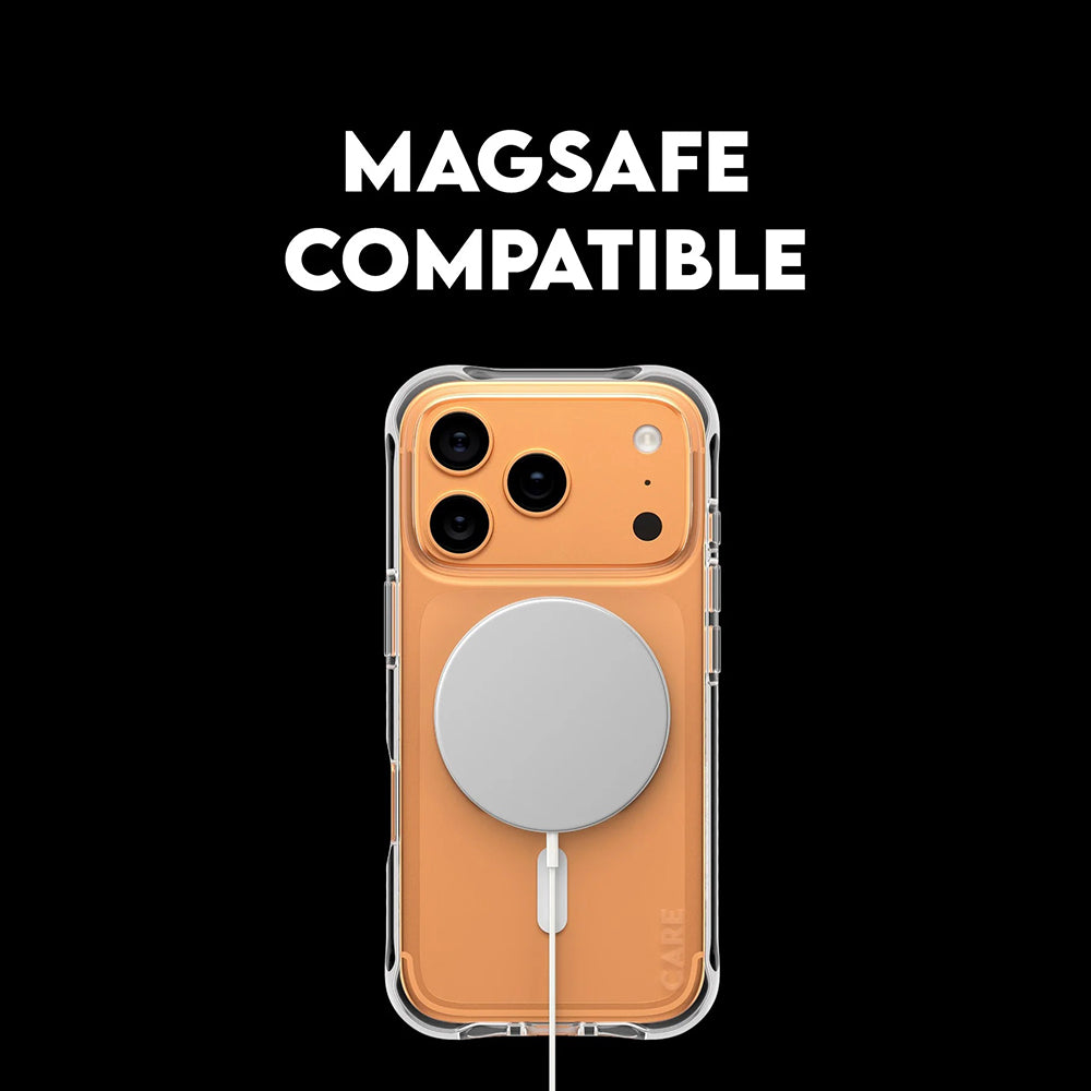 MagSafe tok Apple iPhone 17 Pro-hoz, PanzerGlass, Divatos, Átlátszó Fehér