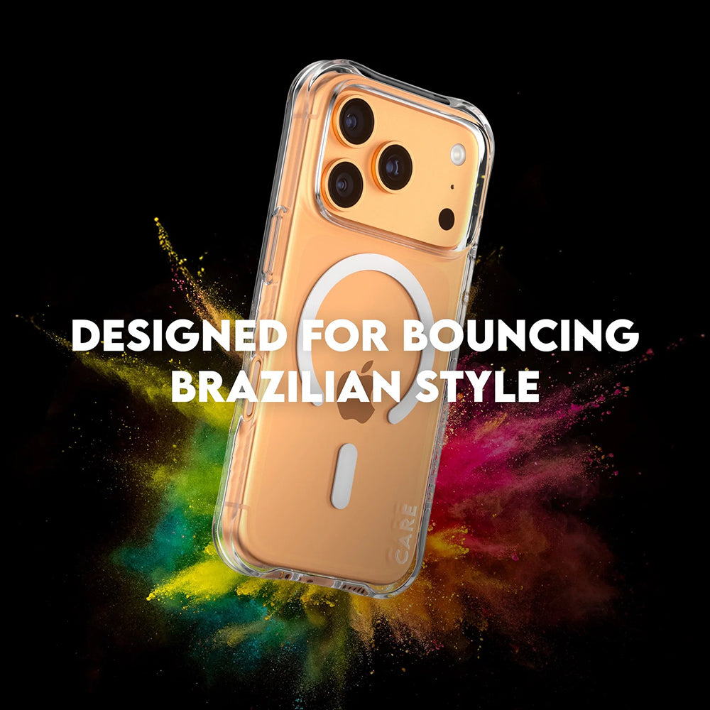 MagSafe tok Apple iPhone 17 Pro-hoz, PanzerGlass, Divatos, Átlátszó Fehér