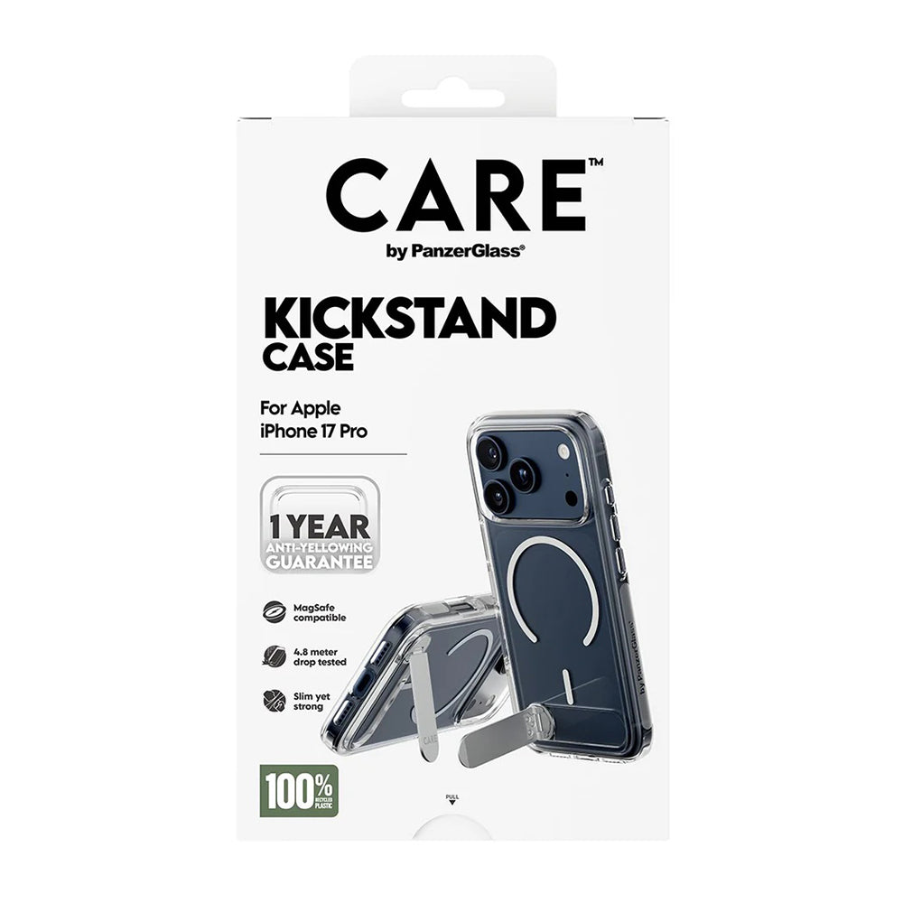 MagSafe tok Apple iPhone 17 Pro-hoz, PanzerGlass, Állványos funkció, Átlátszó