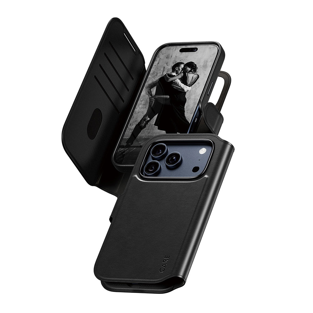MagSafe tok Apple iPhone 17 Pro-hoz, PanzerGlass, Care Feature Tango Two-in-One, Fekete