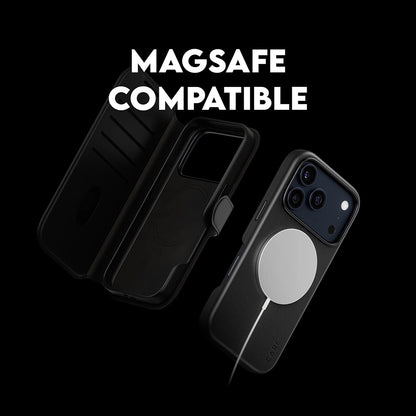 MagSafe tok Apple iPhone 17 Pro-hoz, PanzerGlass, Care Feature Tango Two-in-One, Fekete