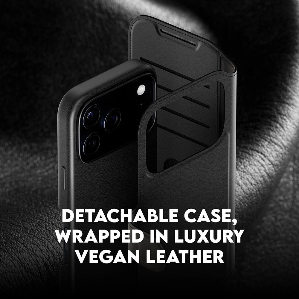 MagSafe tok Apple iPhone 17 Pro-hoz, PanzerGlass, Care Feature Tango Two-in-One, Fekete