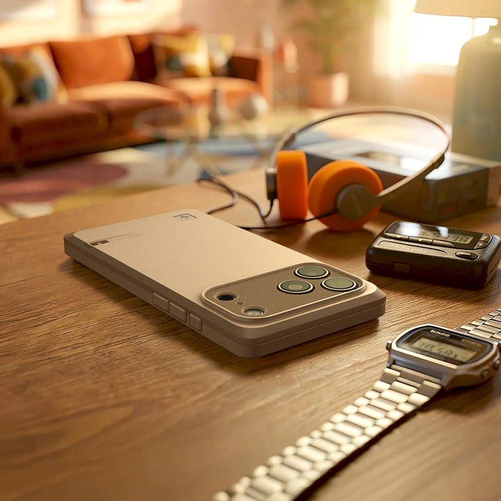 MagSafe tok Apple iPhone 17 Pro-hoz, Spigen, Classic LS, krém ACS10479