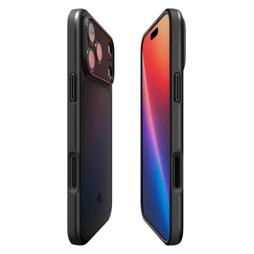MagSafe tok Apple iPhone 17 Pro-hoz, Spigen, Thin Fit, Fekete