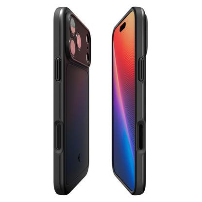 MagSafe tok Apple iPhone 17 Pro-hoz, Spigen, Thin Fit, Fekete
