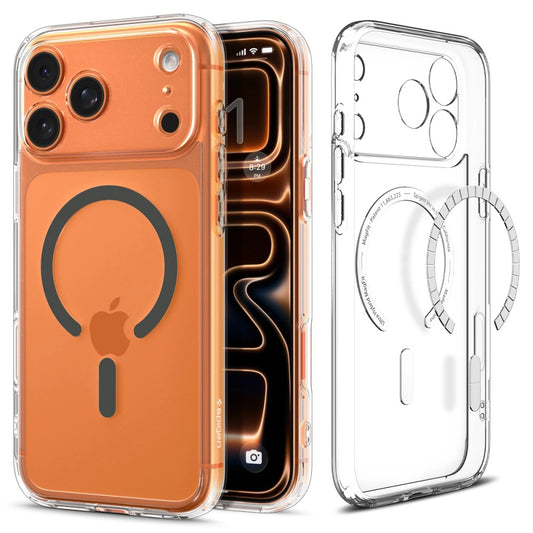 MagSafe tok Apple iPhone 17 Pro-hoz, Spigen, Ultra Hybrid, Szürke