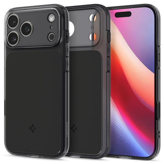 MagSafe tok Apple iPhone 17 Pro-hoz, Spigen, Ultra Hybrid T, Matt Fekete