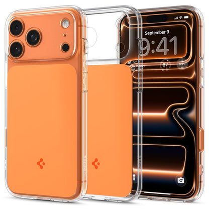 MagSafe tok Apple iPhone 17 Pro-hoz, Spigen, Ultra Hybrid T, Narancssárga ACS10477