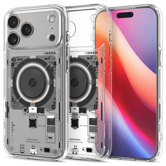MagSafe tok Apple iPhone 17 Pro-hoz, Spigen, Ultra Hybrid, Átlátszó
