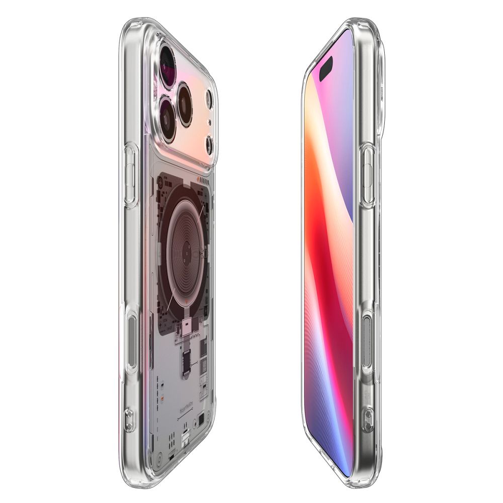 MagSafe tok Apple iPhone 17 Pro-hoz, Spigen, Ultra Hybrid, Átlátszó