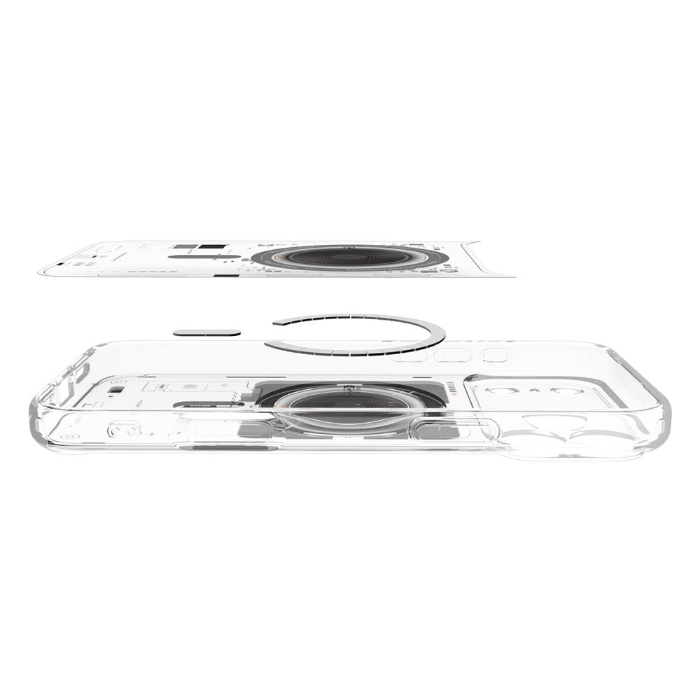 MagSafe tok Apple iPhone 17 Pro-hoz, Spigen, Ultra Hybrid, Átlátszó