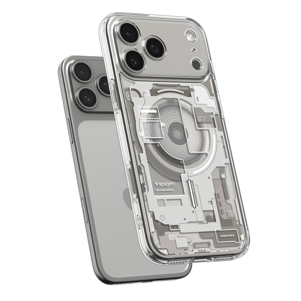 MagSafe tok Apple iPhone 17 Pro-hoz, Spigen, Ultra Hybrid Zero One, Bézs