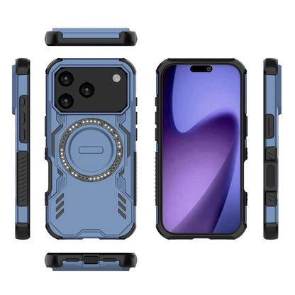 MagSafe tok Apple iPhone 17 Pro-hoz, Techsuit, ArmorMag, Kék