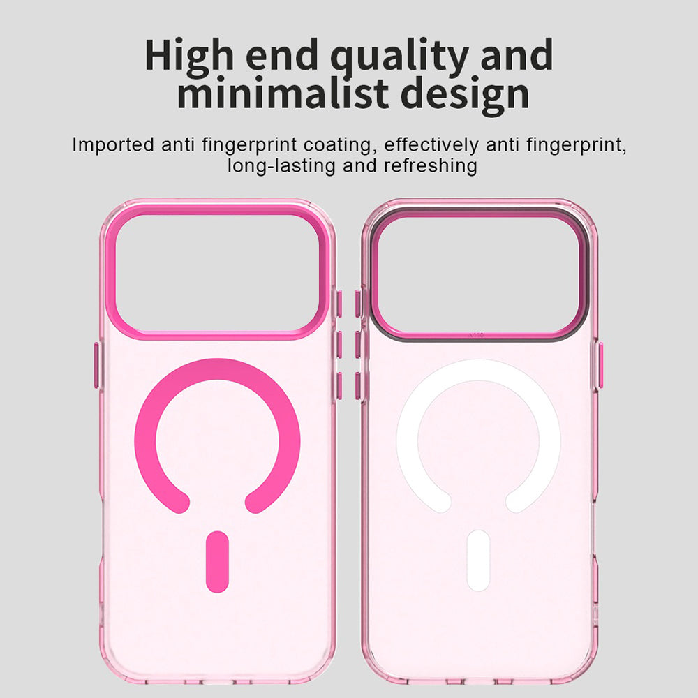 MagSafe tok Apple iPhone 17 Pro-hoz, Techsuit, CandyCase, Rózsaszín