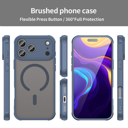 MagSafe tok Apple iPhone 17 Pro-hoz, Techsuit, HaloFrost II, Tengerészkék