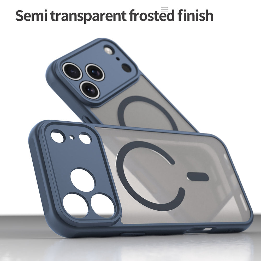 MagSafe tok Apple iPhone 17 Pro-hoz, Techsuit, HaloFrost II, Tengerészkék