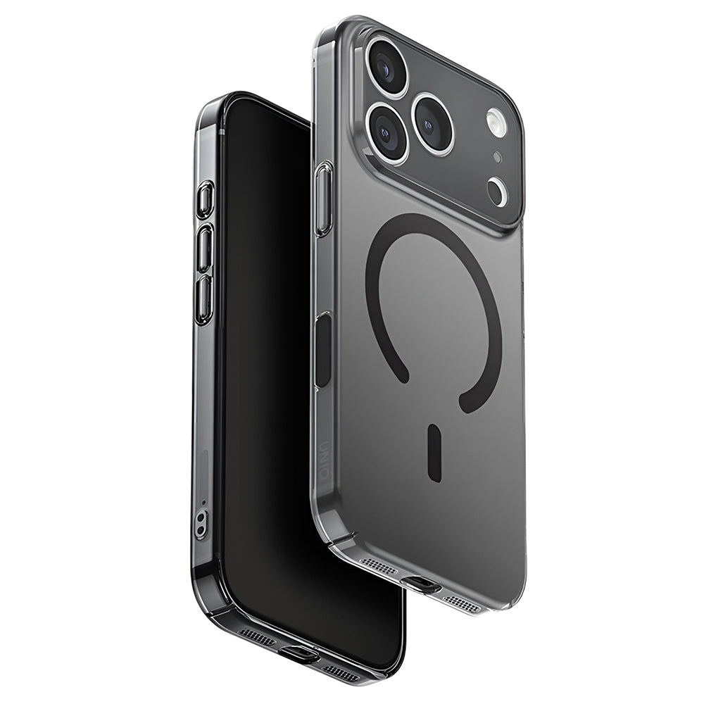 MagSafe tok Apple iPhone 17 Pro-hoz, UNIQ, AirSuit MagClick, Fekete