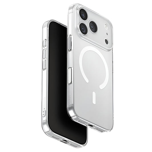 MagSafe tok Apple iPhone 17 Pro-hoz, UNIQ, AirSuit MagClick, Átlátszó