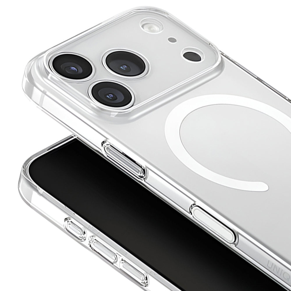 MagSafe tok Apple iPhone 17 Pro-hoz, UNIQ, AirSuit MagClick, Átlátszó