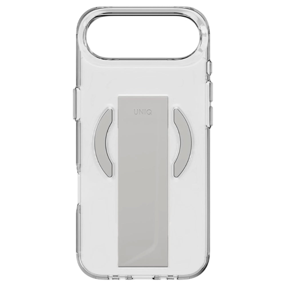 MagSafe tok Apple iPhone 17 Pro-hoz, UNIQ, Heldro Air MagClick, Szürke Átlátszó