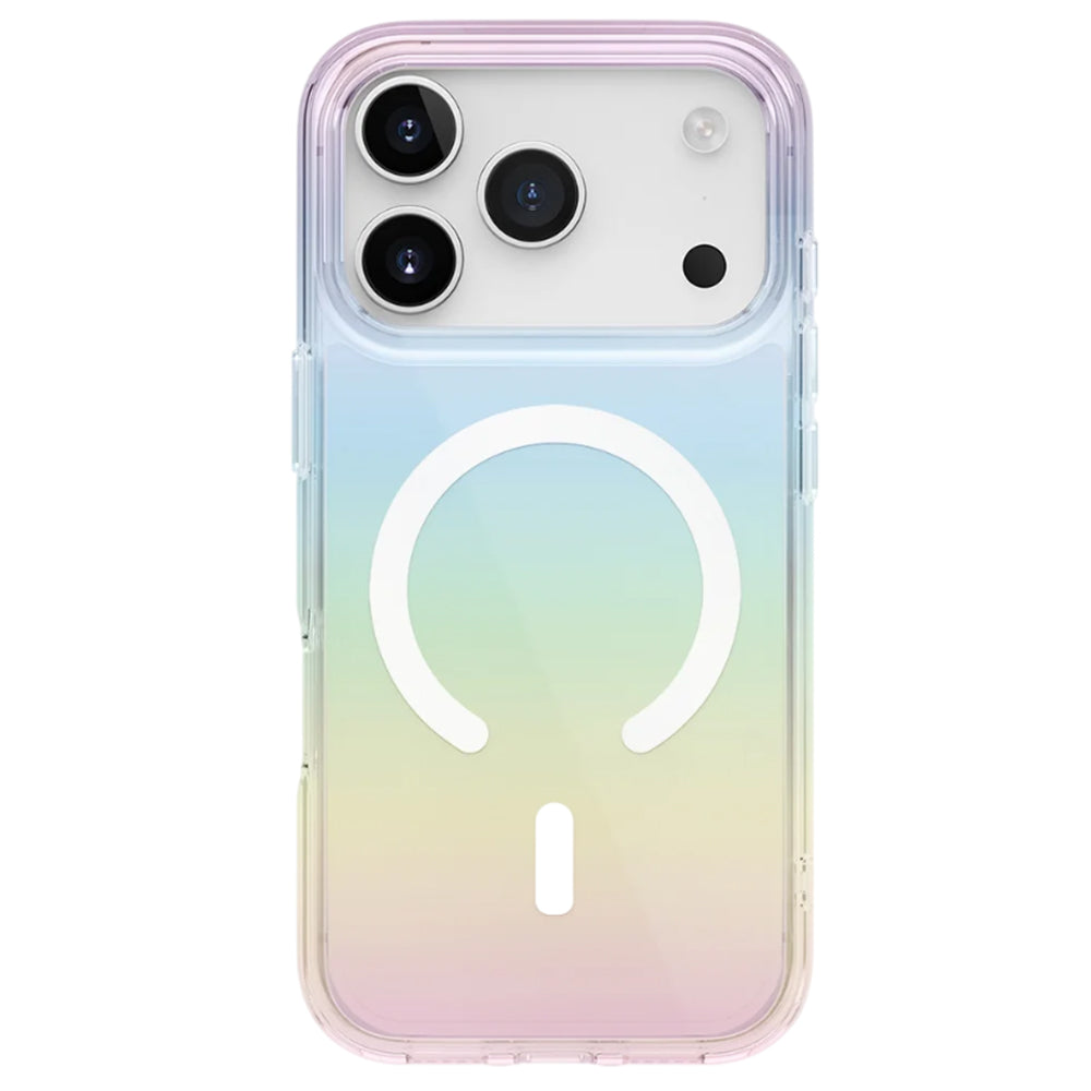 MagSafe tok Apple iPhone 17 Pro-hoz, UNIQ, Iridescia MagClick, Többszínű