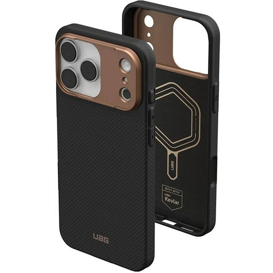 MagSafe tok Apple iPhone 17 Pro-hoz, Urban Armor Gear, Fibr Armr, Fekete Bronz