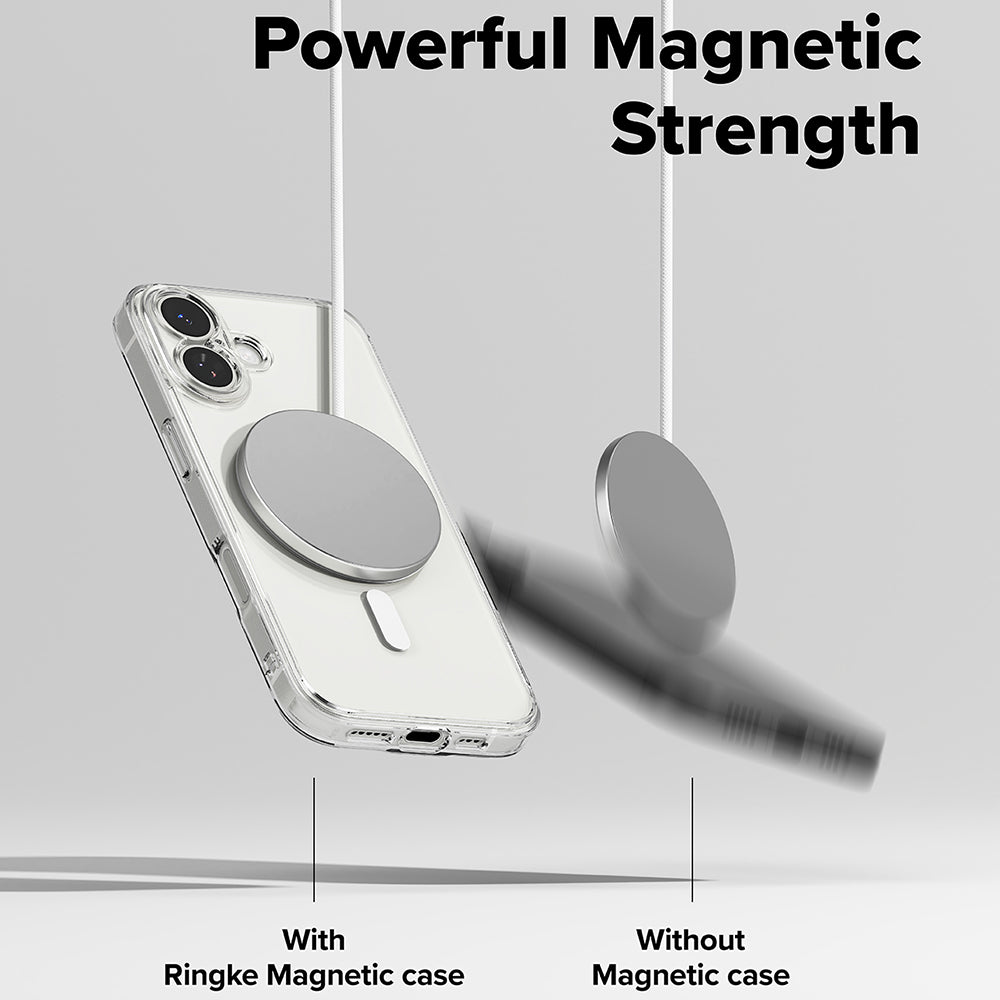 MagSafe tok Apple iPhone 17-hez, Ringke, Fusion, Átlátszó