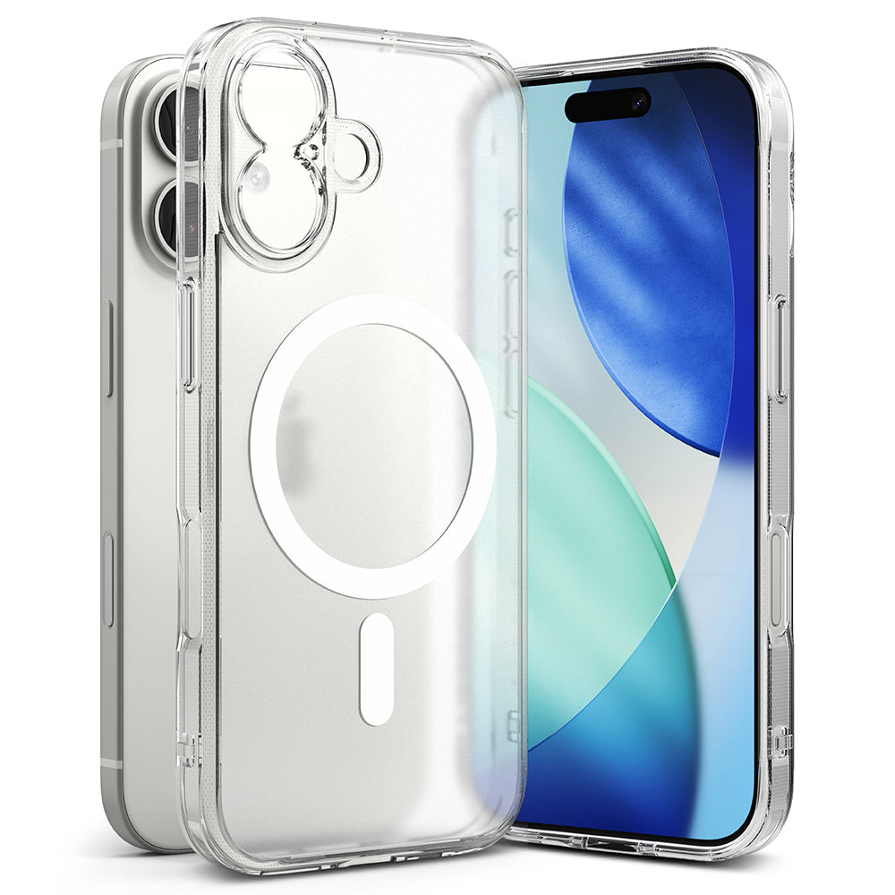 MagSafe tok Apple iPhone 17-hez, Ringke, Fusion, Matt átlátszó
