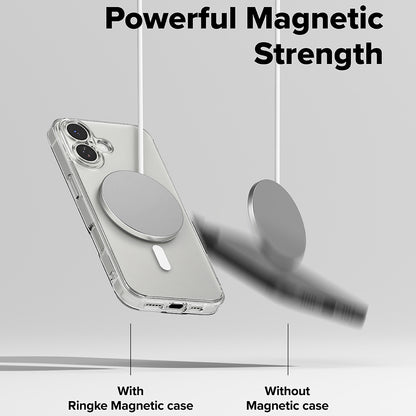 MagSafe tok Apple iPhone 17-hez, Ringke, Fusion, Matt átlátszó