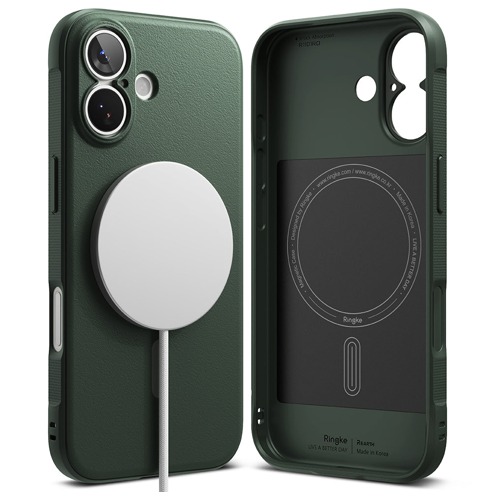 MagSafe tok Apple iPhone 17-hez, Ringke, Onyx, Sötétzöld