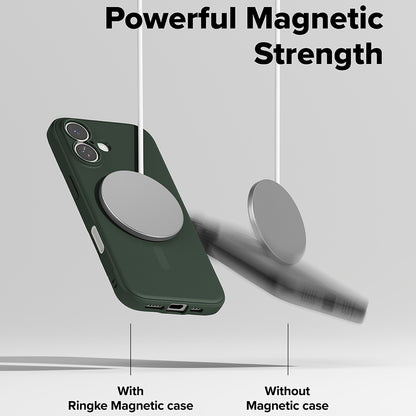 MagSafe tok Apple iPhone 17-hez, Ringke, Onyx, Sötétzöld