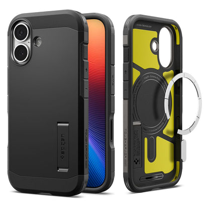 MagSafe tok Apple iPhone 17-hez, Spigen, Tough Armor T, Fekete