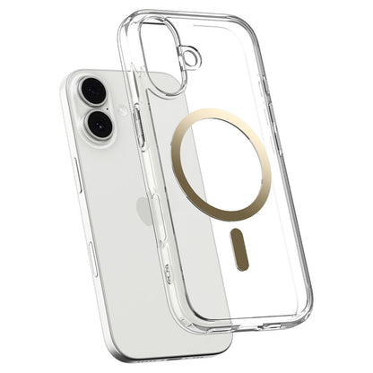 MagSafe tok Apple iPhone 17-hez, Spigen, Ultra Hybrid, Átlátszó Arany
