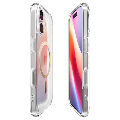 MagSafe tok Apple iPhone 17-hez, Spigen, Ultra Hybrid, Átlátszó Arany