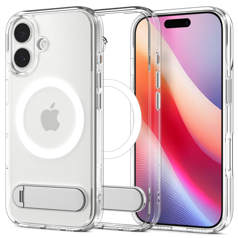 MagSafe tok Apple iPhone 17-hez, Spigen, Ultra Hybrid S, Átlátszó
