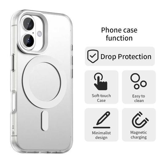 MagSafe tok Apple iPhone 17-hez, Techsuit, CandyCase, Fehér