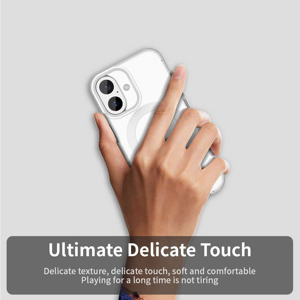 MagSafe tok Apple iPhone 17-hez, Techsuit, CandyCase, Fehér