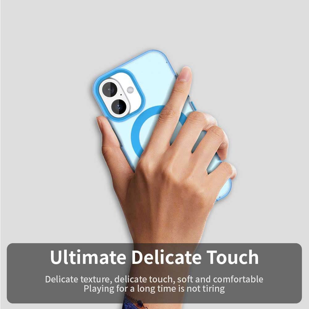 MagSafe tok Apple iPhone 17-hez, Techsuit, CandyCase, Kék