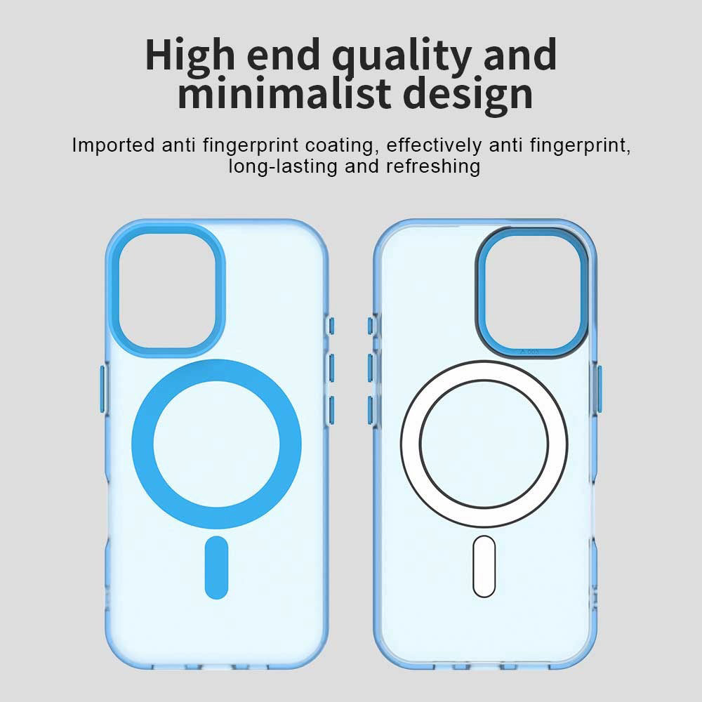 MagSafe tok Apple iPhone 17-hez, Techsuit, CandyCase, Kék